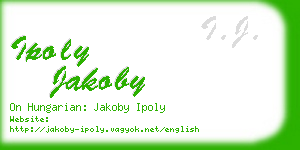 ipoly jakoby business card